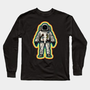 Glowing Astronaut Long Sleeve T-Shirt